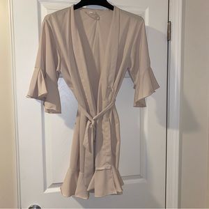 Tan robe- worn once